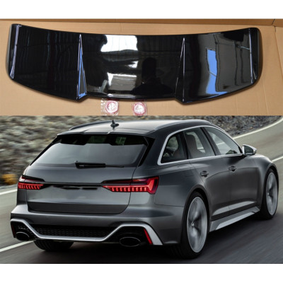 Aleron spoiler trasero Audi A6 C8 Avant Look RS6 Negro Brillo