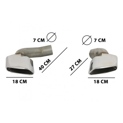 Kit de Carrocería Aerodinamico Añadido Aleron y Difusor BMW X5 F15 2014-2018