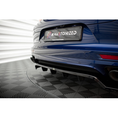 Difusor trasero Porsche Panamera E-Hybrid 971 Facelift +2020 Negro Brillo