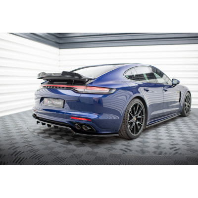 Difusor trasero Porsche Panamera E-Hybrid 971 Facelift +2020 Negro Brillo