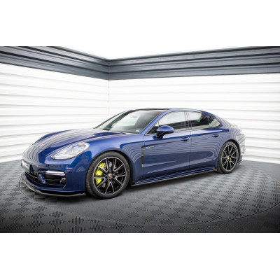 Añadidos de Taloneras Porsche Panamera E-Hybrid 971 Facelift +2020 Negro Brillo