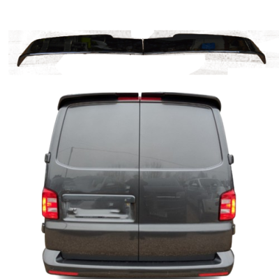 Aleron trasero Volkswagen Transporter T6 Caravelle Multivan 2014-2019 Negro Brillo