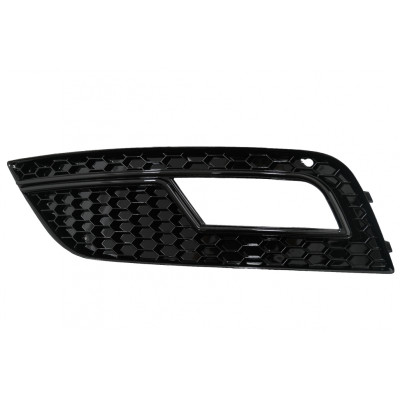 Rejillas antinieblas para Audi A4 B8 2012-2016 look RS4 Negro Brillo