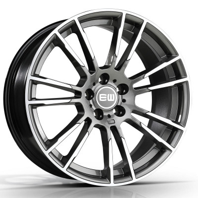 Juego de 4 Llantas 18 Elite Wheels EW01 Stargaze Antracita EW01