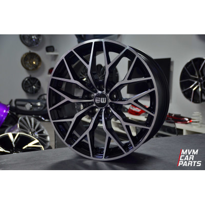 Juego de 4 Llantas 18 Elite Wheels VIPER-X Black Polish EW22