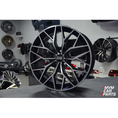 Juego de 4 Llantas 18 Elite Wheels VIPER-X Black Polish EW22