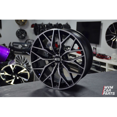 Juego de 4 Llantas 18 Elite Wheels VIPER-X Black Polish EW22