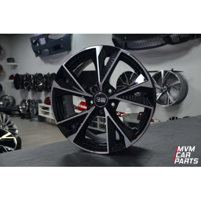 Juego de 4 Llantas 18 Elite Wheels EW15 Luster Black Polish