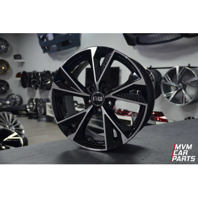 Juego de 4 Llantas 18 Elite Wheels EW15 Luster Black Polish