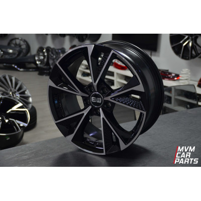 Juego de 4 Llantas 18 Elite Wheels EW15 Luster Black Polish