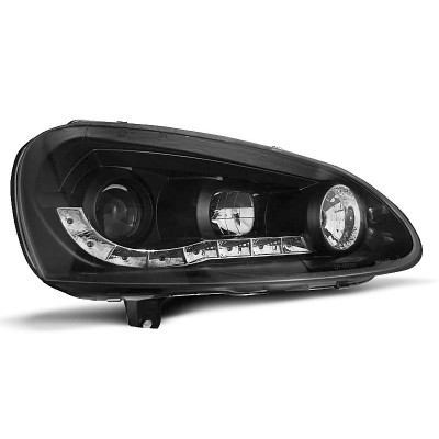 Faros DRL Fondo Negro Volkswagen Golf 5 MK5