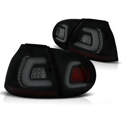 Set de Pilotos traseros Led Volkswagen Golf 5 MK5 Negros Ahumados