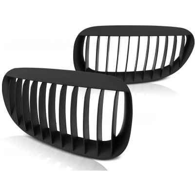 Rejilla frontal BMW Serie 6 E63 E64 2002-2010 Negra Mate