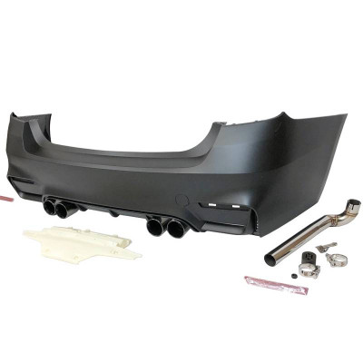 Paragolpes trasero BMW Serie 4 F32 F33 F36 Look M4 con Escape