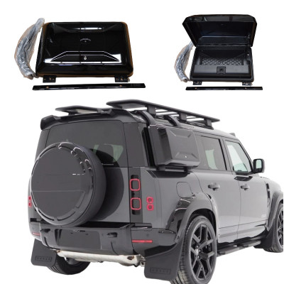 Portaequipos lateral Land Rover DEFENDER L663 +2020 Negro Brillo