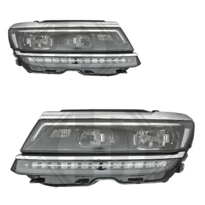 Faros Led VW Tiguan MK2 Look Rline Full Led
