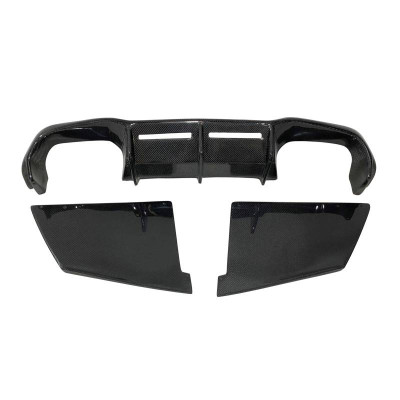 Difusor trasero con flaps para BMW M2 F87 Carbono