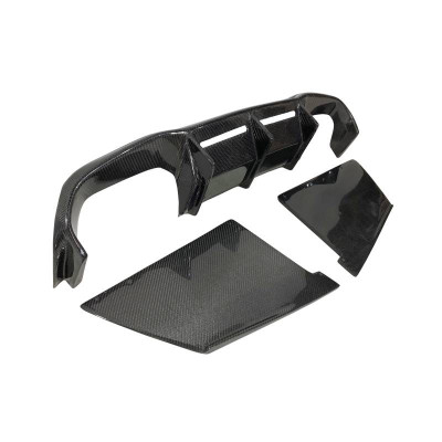 Difusor trasero con flaps para BMW M2 F87 Carbono