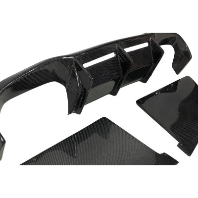 Difusor trasero con flaps para BMW M2 F87 Carbono