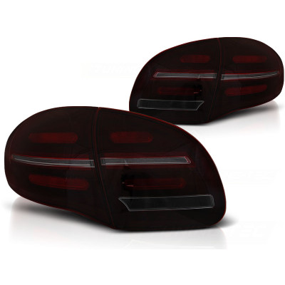 Pilotos traseros Porsche Cayenne 10-15 Led Dinamico Cristal Rojo Ahumado