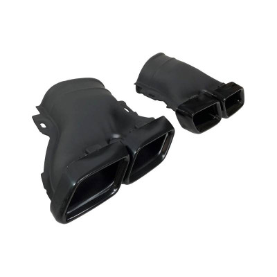 Salidas de escape para Mercedes Clase E W213 Look E63 Black