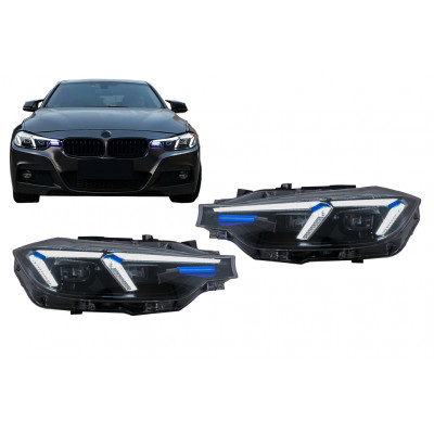 Faros delanteros Full Led BMW Serie 3 F30 2011-2015 look G20 Design