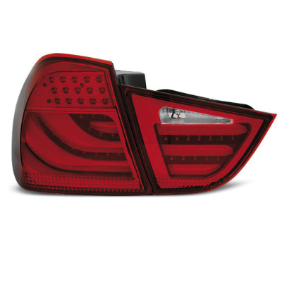 Pilotos traseros Led BMW Serie 3 E90 LCI 2008-2011 Cristal Rojo Claro