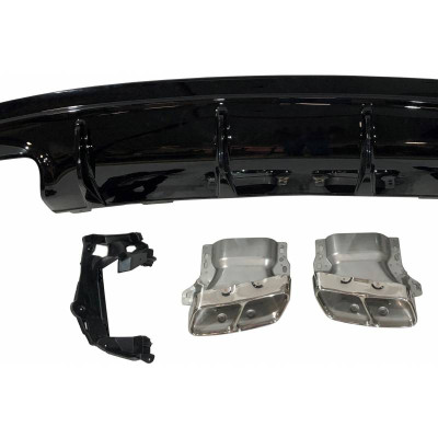 Difusor Trasero Mercedes CLA W117 Look CLA45 AMG