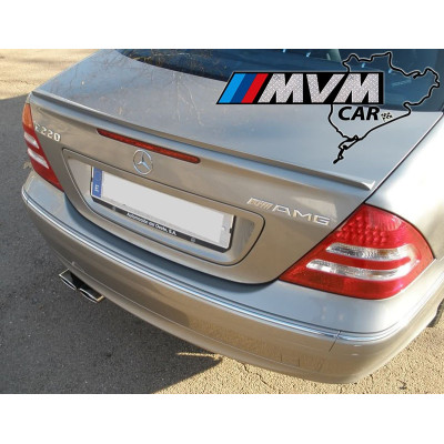 Spoiler de techo alerón compatible con Mercedes W203 Sedan en plást