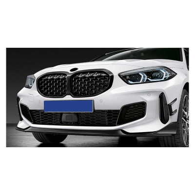 Añadido Lip delantero BMW Serie 1 F40 M Performance Negro Brillo