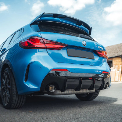 Aleron spoiler trasero BMW Serie 1 F40 Pack M Performance Negro Brillo