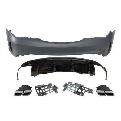 Paragolpes Trasero Mercedes W117 2013-2018 Look AMG CLA45