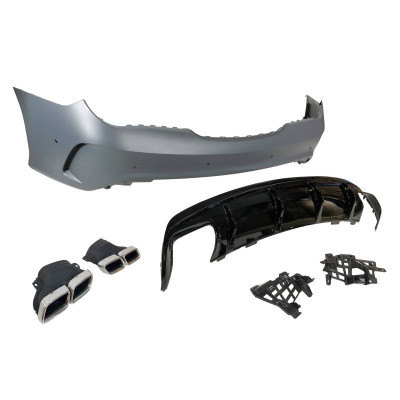 Paragolpes Trasero Mercedes W117 2013-2018 Look AMG CLA45