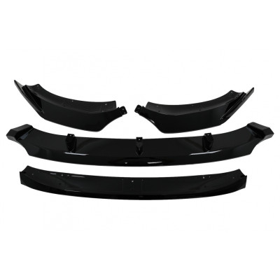 Añadido delantero para BMW X4 G02 2018+ con Pack M Sport en Negro Brillo