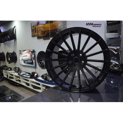 Juego de 4 Llantas 20" Haman Look Black Matt BM108
