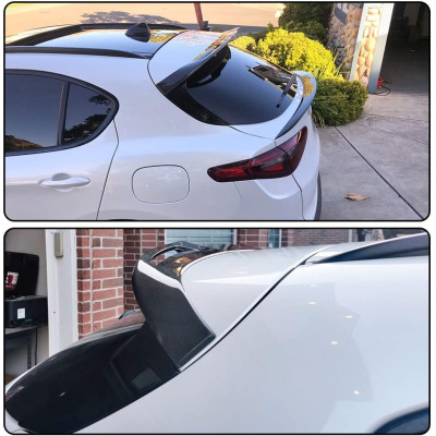 Alerón Superior para Alfa Romeo Stelvio SUV +2016 Negro Brillo