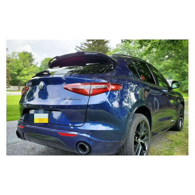 Alerón Superior para Alfa Romeo Stelvio SUV +2016 Negro Brillo