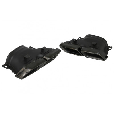 Difusor Trasero para Mercedes GLE W166 SUV AMG 2015–2018 con Salidas de Escape Negras