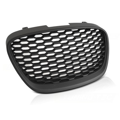 Rejilla frontal Seat Leon 1P 2009-2012 look FR Negra Mate