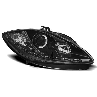 Faros Delanteros DRL Negros para SEAT León y Altea 2009–2012