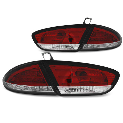 Set Pilotos Led traseros Seat Leon MK2 2009-2012 Rojo/Blanco