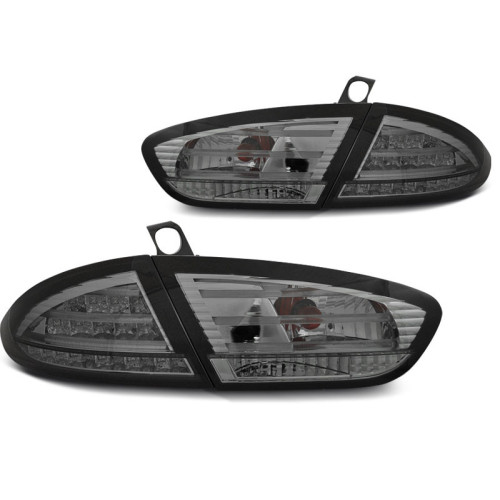 Set Pilotos Led traseros Seat Leon MK2 2009-2012 Negro/Ahumado