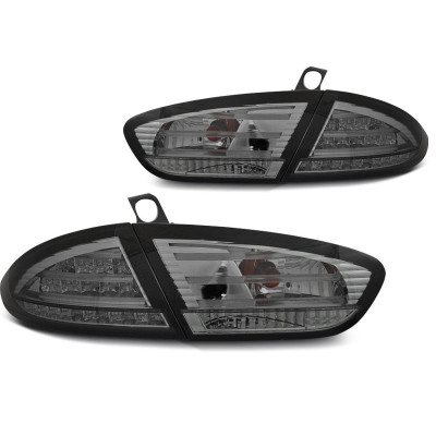 Set Pilotos Led traseros Seat Leon MK2 2009-2012 Negro/Ahumado