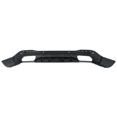 Difusor trasero con Salidas de escape para Mercedes GLS X167 2019-2024 look GLS 63 AMG