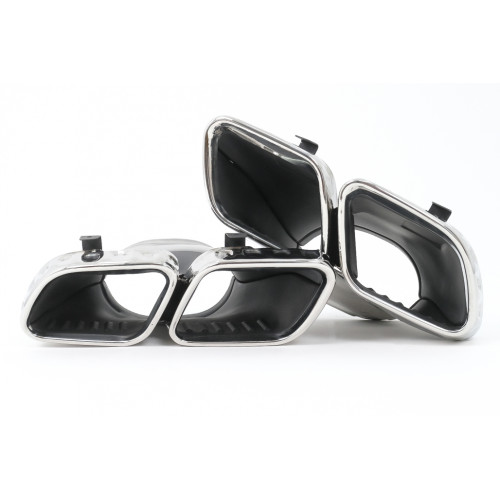 Difusor trasero con Salidas de escape para Mercedes GLS X167 2019-2024 look GLS 63 AMG