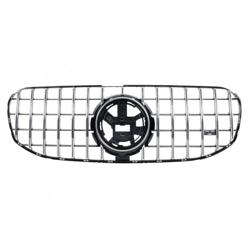 Parrilla Rejilla para Mercedes GLS SUV X167 2019-2023 look GT-R Panamericana Cromada