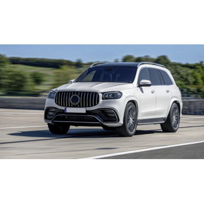 Parrilla Rejilla para Mercedes GLS SUV X167 2019-2023 look GT-R Panamericana Cromada