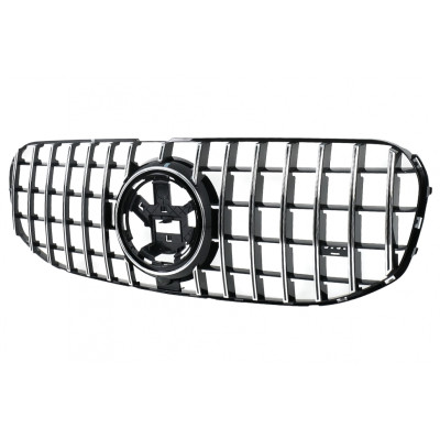 Parrilla Rejilla para Mercedes GLS SUV X167 2019-2023 look GT-R Panamericana Cromada