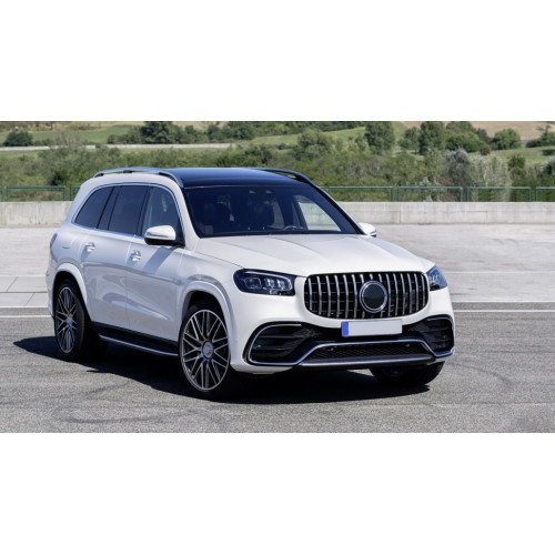 Parrilla Rejilla para Mercedes GLS SUV X167 2019-2023 look GT-R Panamericana Cromada