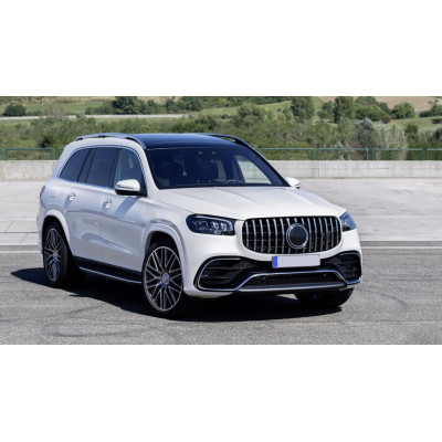 Parrilla Rejilla para Mercedes GLS SUV X167 2019-2023 look GT-R Panamericana Cromada